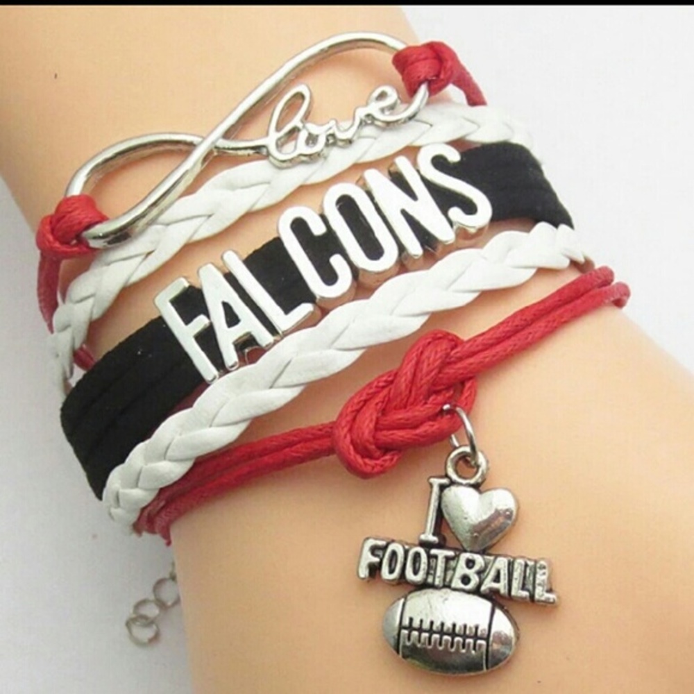 Nwt Falcons  infinity bracelet